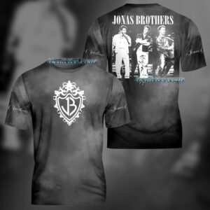 Vintage Jonas Brothers Shirt 3D, Jonas Brother Merch, Retro Jonas Brothers Tour Shirt