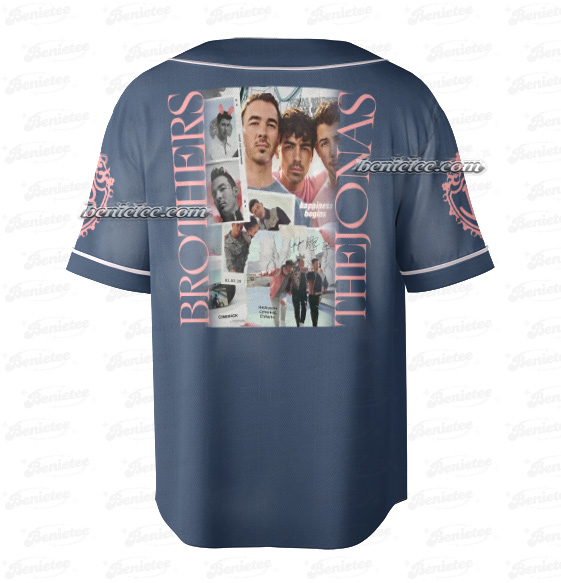 Jonas Bros 20th Annivesary Tour 2025 Jersey, Living The Dream Tour 2025 Baseball Jersey - Image 2