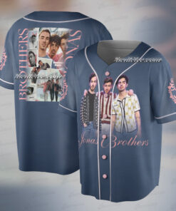 Jonas Bros 20th Annivesary Tour 2025 Jersey, Living The Dream Tour 2025 Baseball Jersey