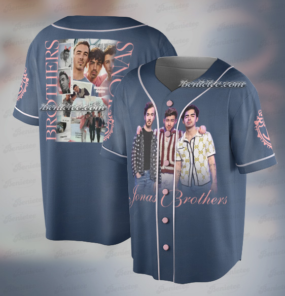 Jonas Bros 20th Annivesary Tour 2025 Jersey, Living The Dream Tour 2025 Baseball Jersey