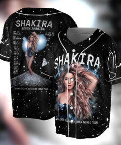 Shakira Concert Baseball Jersey