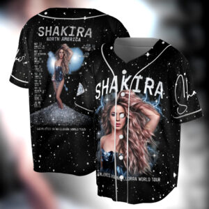 Shakira Concert Baseball Jersey
