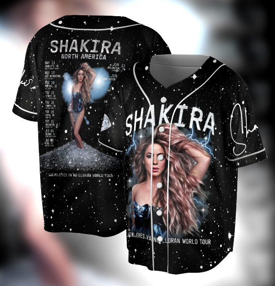 Shakira Concert Baseball Jersey