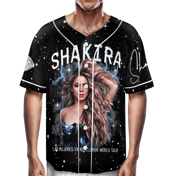 Shakira Concert Baseball Jersey - Image 2