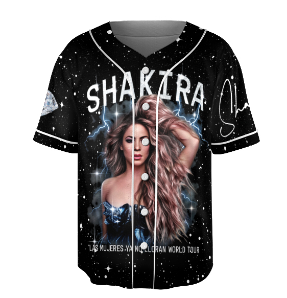Shakira Concert Baseball Jersey - Image 4