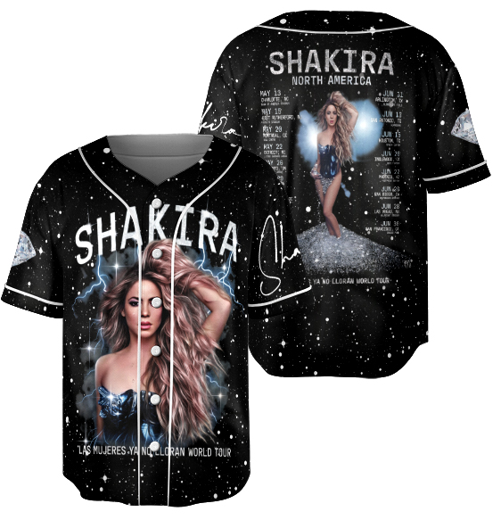 Shakira Concert Baseball Jersey - Image 5