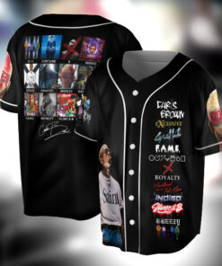 Chris Brown Breezy Bowl Baseball Jersey