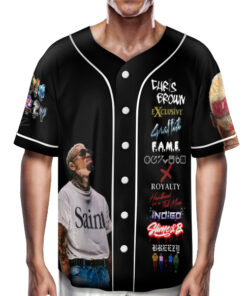 Alternative view of Chris Brown Breezy Bowl Baseball Jersey