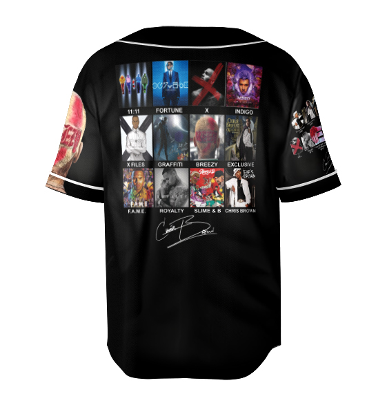 Chris Brown Breezy Bowl Baseball Jersey - Image 6