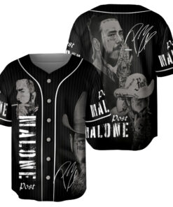 Alternative view of Cowboy Post Baseball Jersey, Posty Rap Jersey, Country Music Jersey