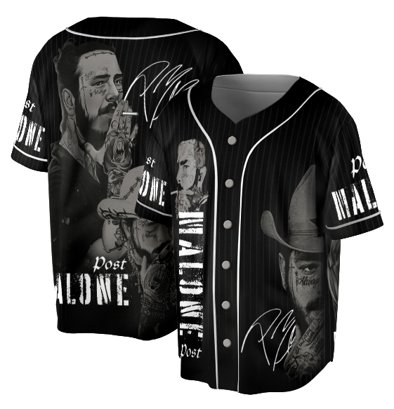 Cowboy Post Baseball Jersey, Posty Rap Jersey, Country Music Jersey - Image 4