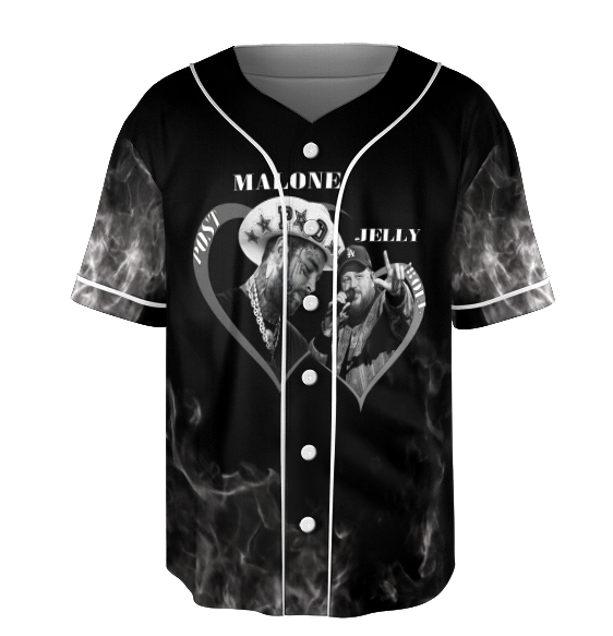 Post Malone Jelly Roll BAseball Jersey, Jelly Roll Concert Jersey, Post Merch - Image 6