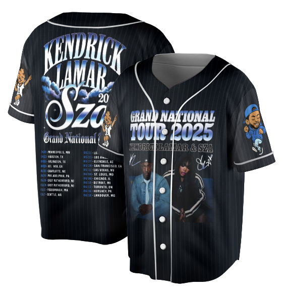 Kendrick Lamar & SZA Tour Baseball Jersey, SZA Album Cover Jersey, Hip Hop Music Merch, Concert Tour Jersey, SZA Album Cover - Image 2