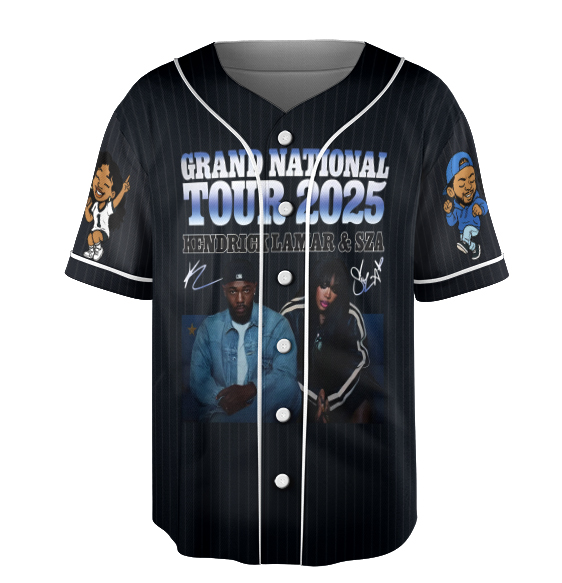 Kendrick Lamar & SZA Tour Baseball Jersey, SZA Album Cover Jersey, Hip Hop Music Merch, Concert Tour Jersey, SZA Album Cover - Image 5