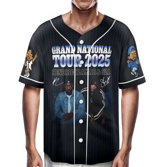Kendrick Lamar & SZA Tour Baseball Jersey, SZA Album Cover Jersey, Hip Hop Music Merch, Concert Tour Jersey, SZA Album Cover - Image 7