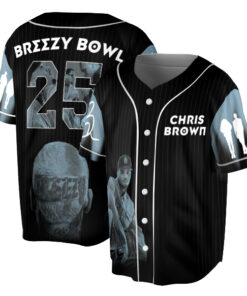 Alternative view of Chris Brown X.X Baseball Jersey