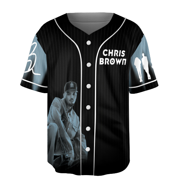 Chris Brown X.X Baseball Jersey - Image 5
