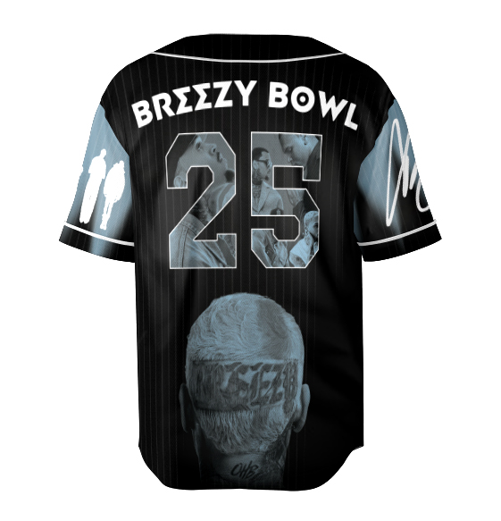 Chris Brown X.X Baseball Jersey - Image 6