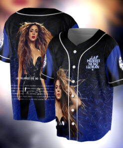 Shakira Las Mujeres Ya No Lloran World Tour 2025 jersey, Las Mujeres Facturan Jersey, Shakira New Song Jersey