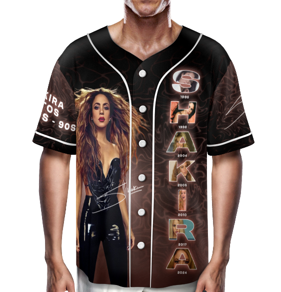 Vintage Shakira 2025 Baseball Jersey, Las Mujeres Ya No Lloran Tour, Shakira Music Gift For Fan - Image 2
