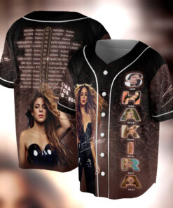 Vintage Shakira 2025 Baseball Jersey, Las Mujeres Ya No Lloran Tour, Shakira Music Gift For Fan