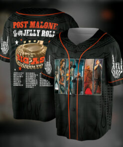 Malone Rap Music 2025 Baseball Jersey, Posty Rapper Jersey