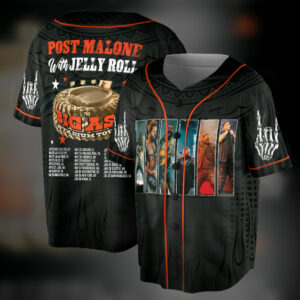 Malone Rap Music 2025 Baseball Jersey, Posty Rapper Jersey