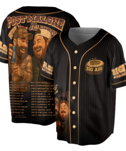 Alternative view of Jelly Roll Posty Concert Baseball Jersey, Youth/ Toddler Jersey, Jelly Roll Posty Jersey