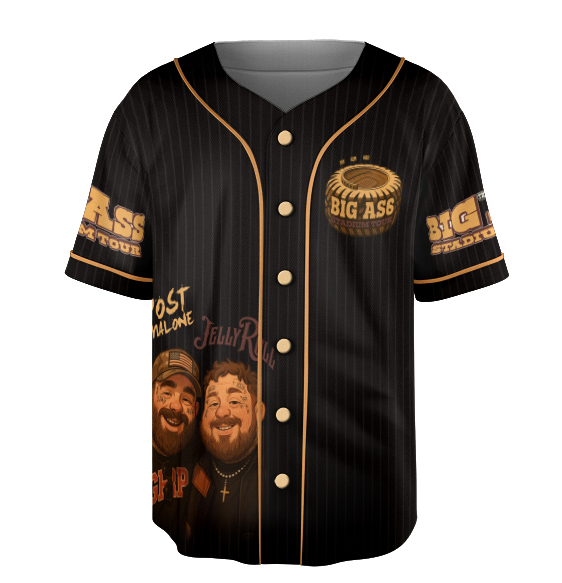 Jelly Roll Posty Concert Baseball Jersey, Youth/ Toddler Jersey, Jelly Roll Posty Jersey - Image 5