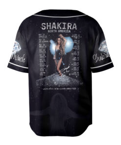 Alternative view of Shakira Las Mujeres Ya No Lloran World Tour 2025 Jersey, Shakira 2025 Concert Jersey, Shakira World Tour Merch