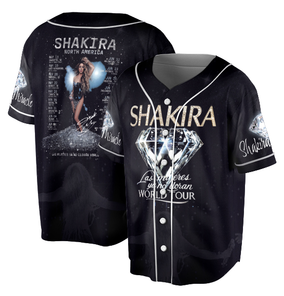 Shakira Las Mujeres Ya No Lloran World Tour 2025 Jersey, Shakira 2025 Concert Jersey, Shakira World Tour Merch - Image 3