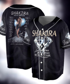 Shakira Las Mujeres Ya No Lloran World Tour 2025 Jersey, Shakira 2025 Concert Jersey, Shakira World Tour Merch