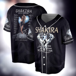 Shakira Las Mujeres Ya No Lloran World Tour 2025 Jersey, Shakira 2025 Concert Jersey, Shakira World Tour Merch