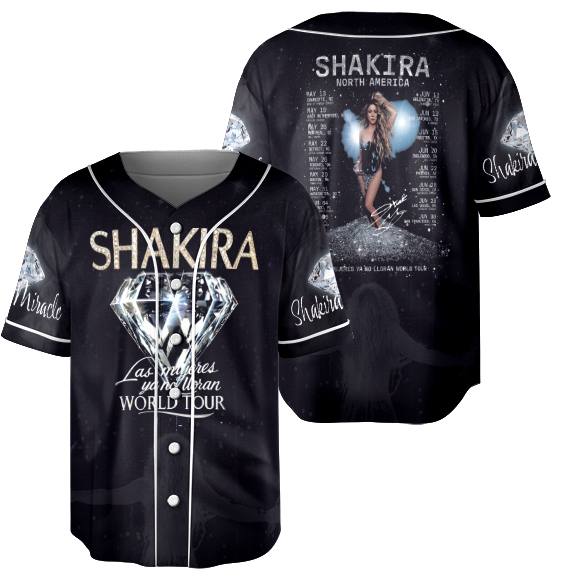 Shakira Las Mujeres Ya No Lloran World Tour 2025 Jersey, Shakira 2025 Concert Jersey, Shakira World Tour Merch - Image 5
