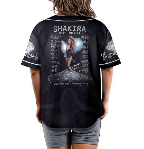 Shakira Las Mujeres Ya No Lloran World Tour 2025 Jersey, Shakira 2025 Concert Jersey, Shakira World Tour Merch - Image 7