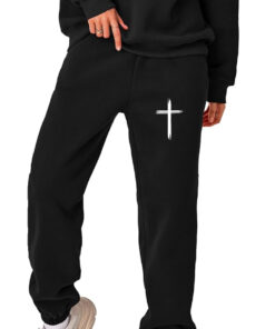 Alternative view of Jesus The Way The Truth The Life Sweatpant, Writing on Sweatpants