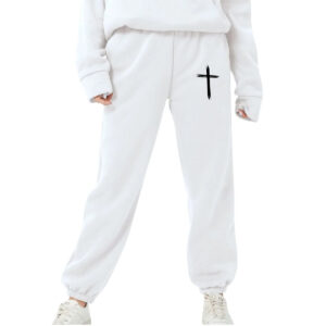 Jesus The Way The Truth The Life Sweatpant, Writing on Sweatpants