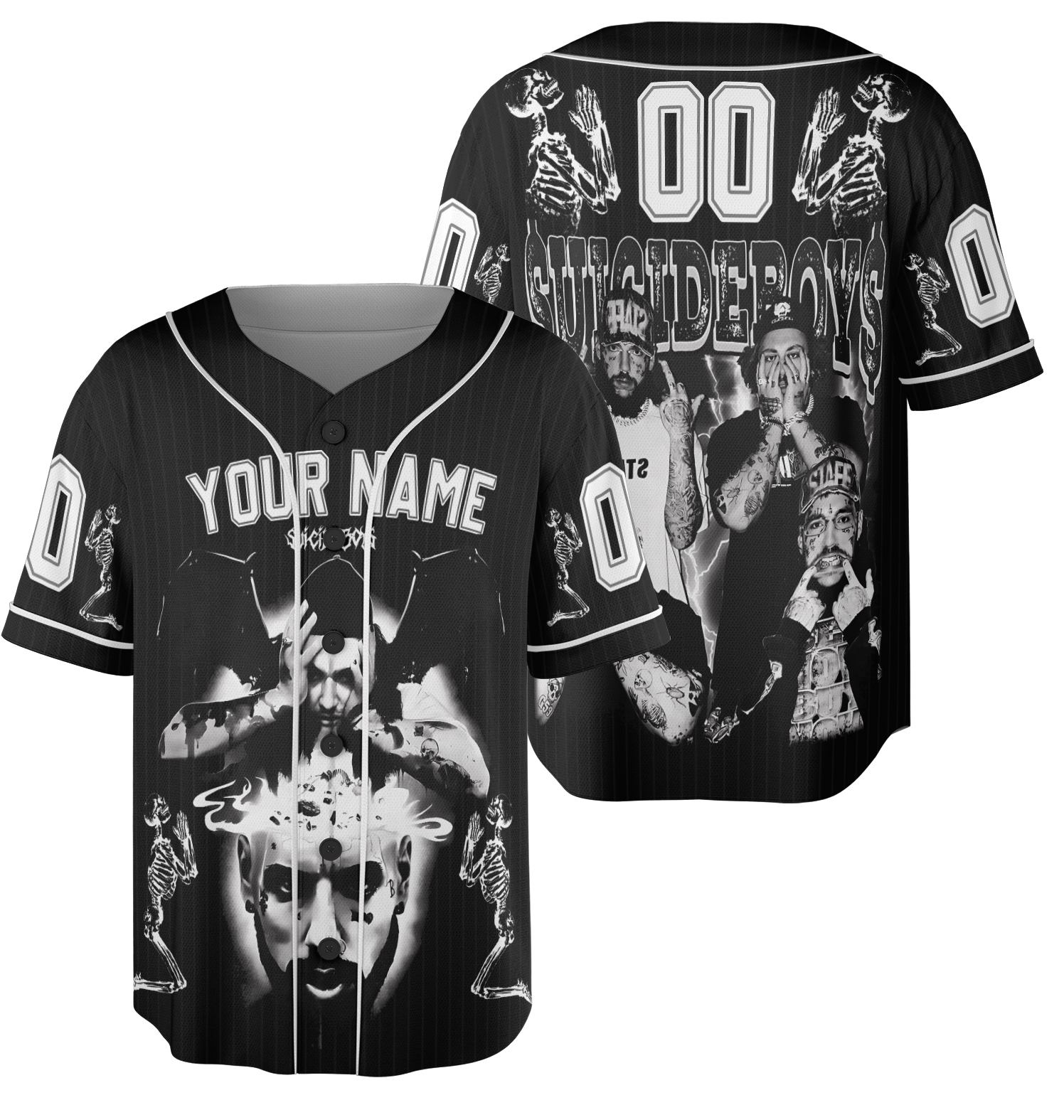 Vintage Suicideboys Jersey, Custom Vintage Name Jersey - Image 2