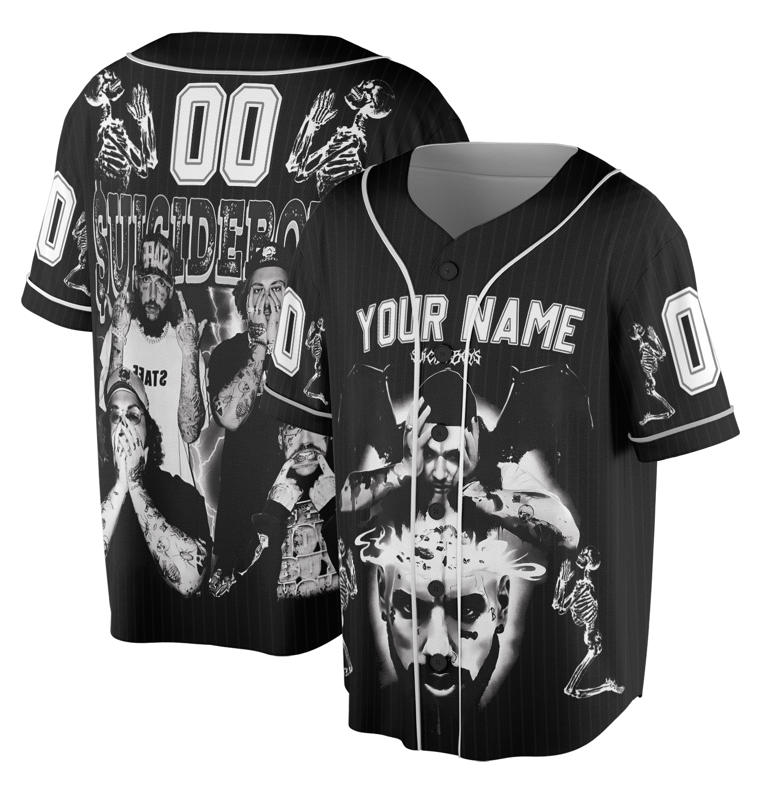 Vintage Suicideboys Jersey, Custom Vintage Name Jersey - Image 5
