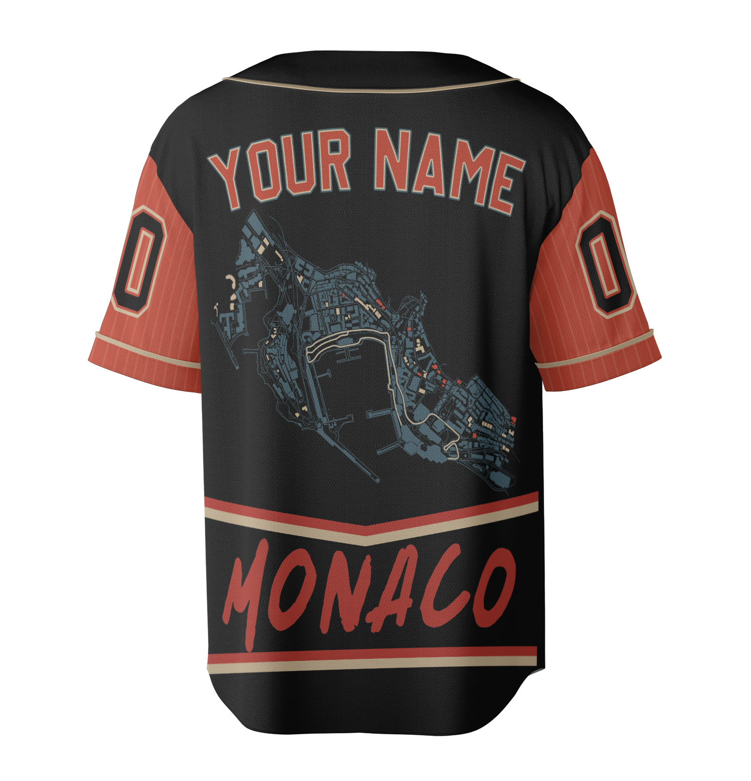 Monaco Racing Jersey, Formula Race Car Jersey, Vintage Monte Carlo Jersey - Image 5