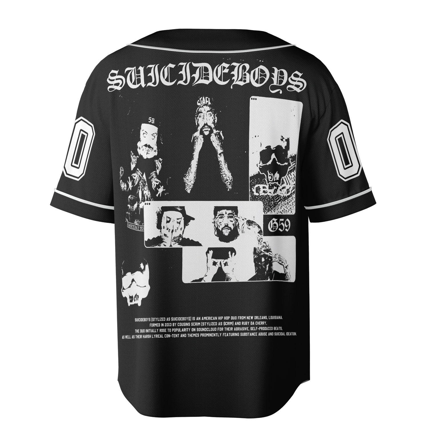 Limited Suicide Boys Black Metal Jersey, Gift For Woman and Man - Image 4