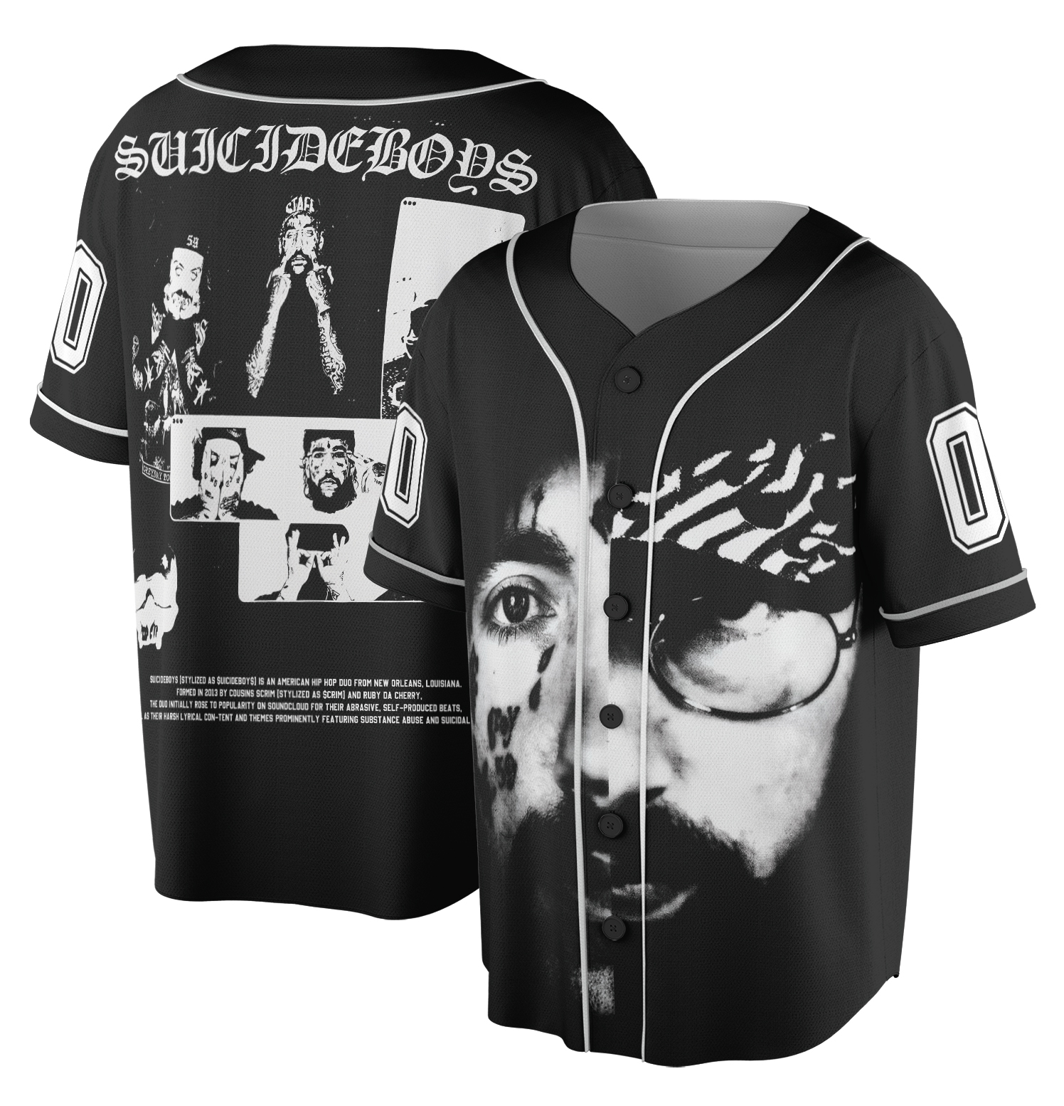 Limited Suicide Boys Black Metal Jersey, Gift For Woman and Man - Image 3