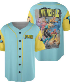 Alternative view of Vintage Invincible TV Show Mark Invincible Jersey, Unisex Jumper, Superhero Fan Gift
