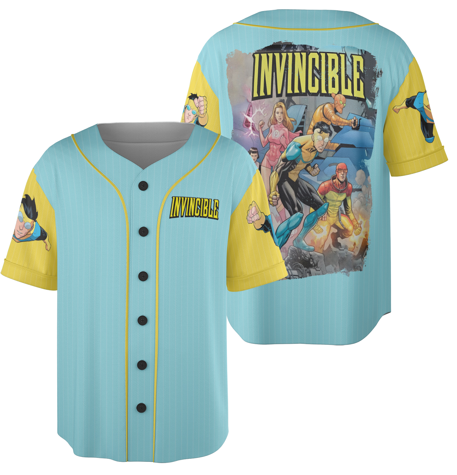 Vintage Invincible TV Show Mark Invincible Jersey, Unisex Jumper, Superhero Fan Gift - Image 2
