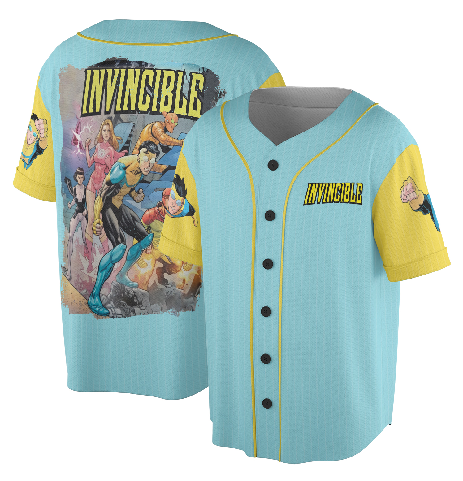 Vintage Invincible TV Show Mark Invincible Jersey, Unisex Jumper, Superhero Fan Gift - Image 3