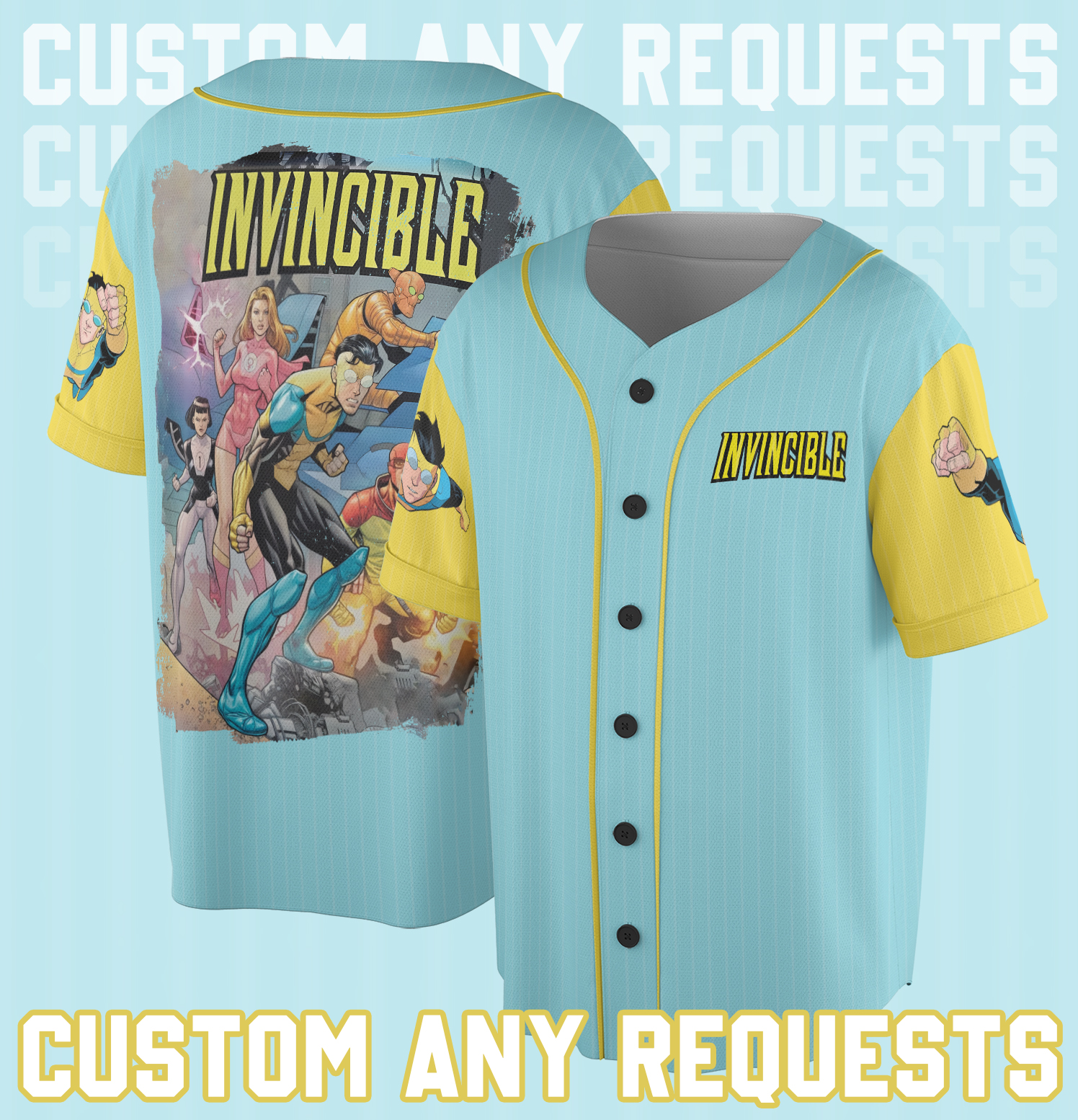 Vintage Invincible TV Show Mark Invincible Jersey, Unisex Jumper, Superhero Fan Gift