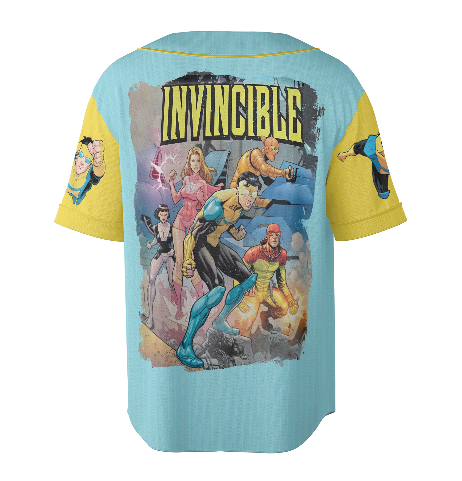 Vintage Invincible TV Show Mark Invincible Jersey, Unisex Jumper, Superhero Fan Gift - Image 4
