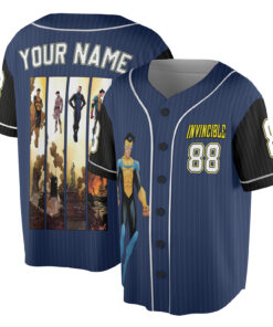 Alternative view of Invincible Mark Superhero Jersey, Funny TV Show Invincible Jersey, Superhero movie Jersey