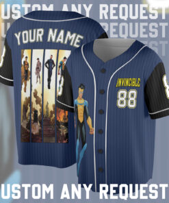 Invincible Mark Superhero Jersey, Funny TV Show Invincible Jersey, Superhero movie Jersey