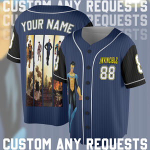 Invincible Mark Superhero Jersey, Funny TV Show Invincible Jersey, Superhero movie Jersey